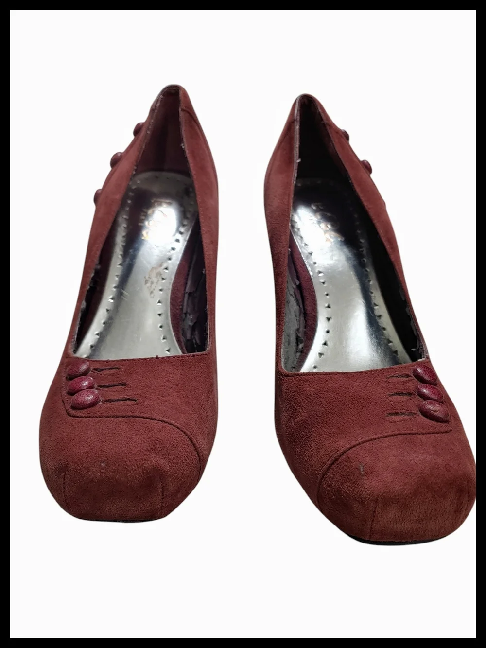 BCBG Button Accent Pumps